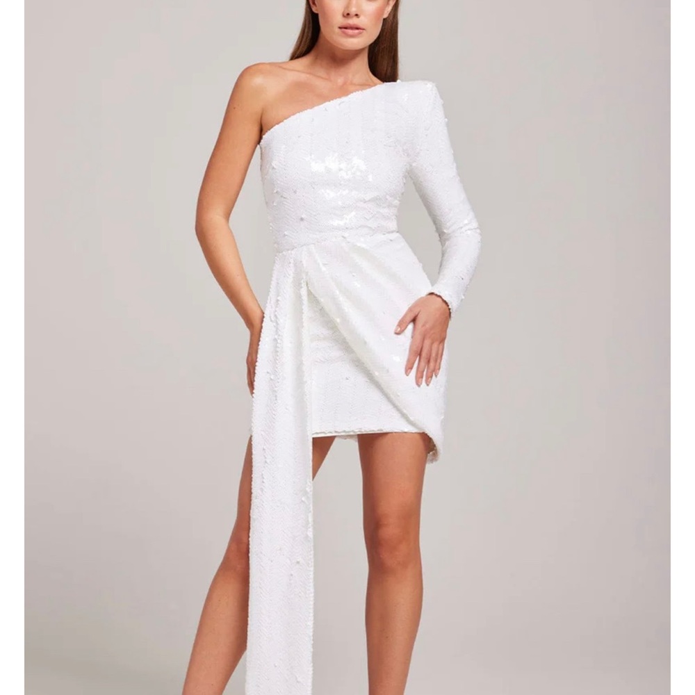 Nadine Merabi Celia white dress - mint condition